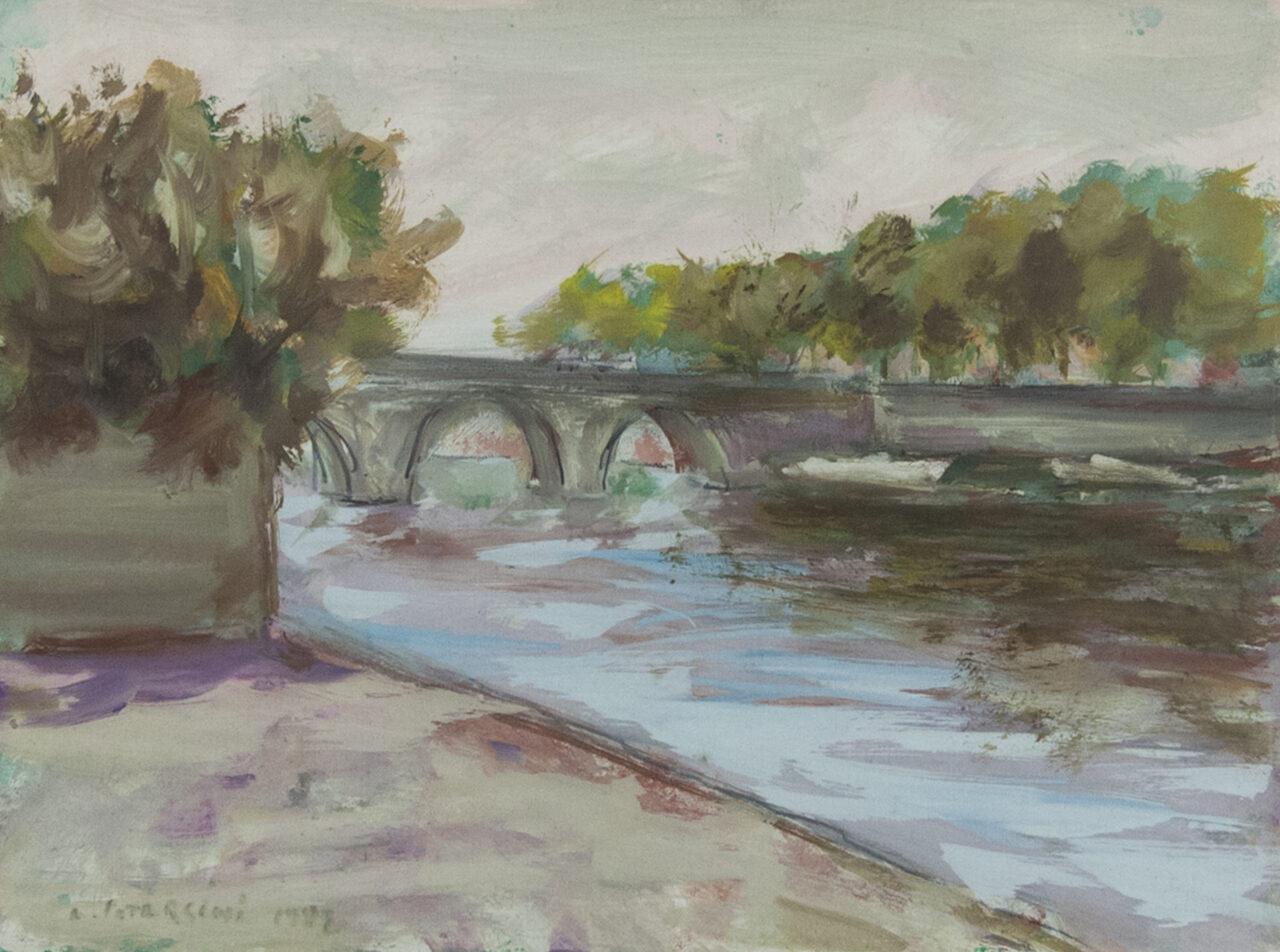 Alfredo Catarsini, Ponte sul fiume 1982