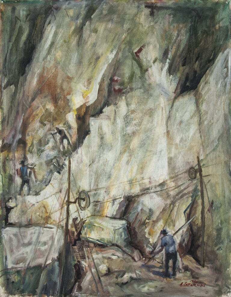 Alfredo Catarsini, Cave di marmo 1960